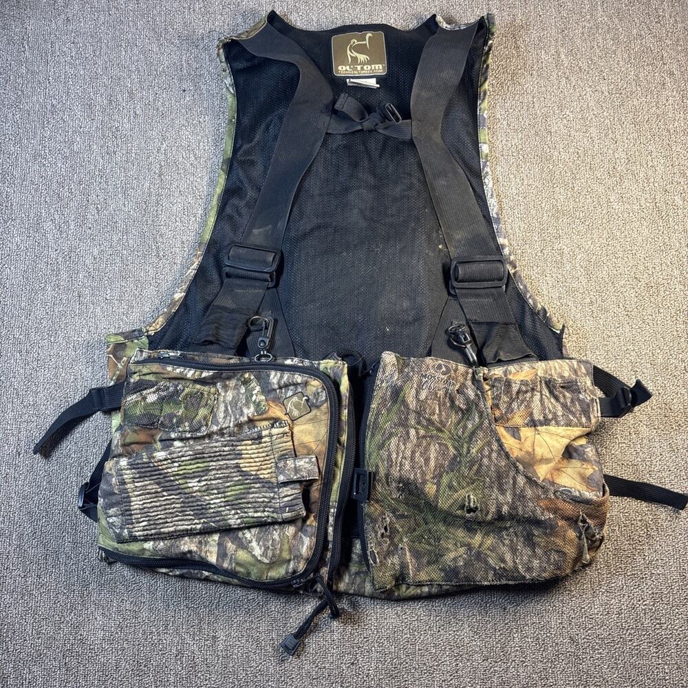VTG Ol’ Tom Turkey Hunting Vest Tactical Camp Mossey Oak OSFM Adjustable